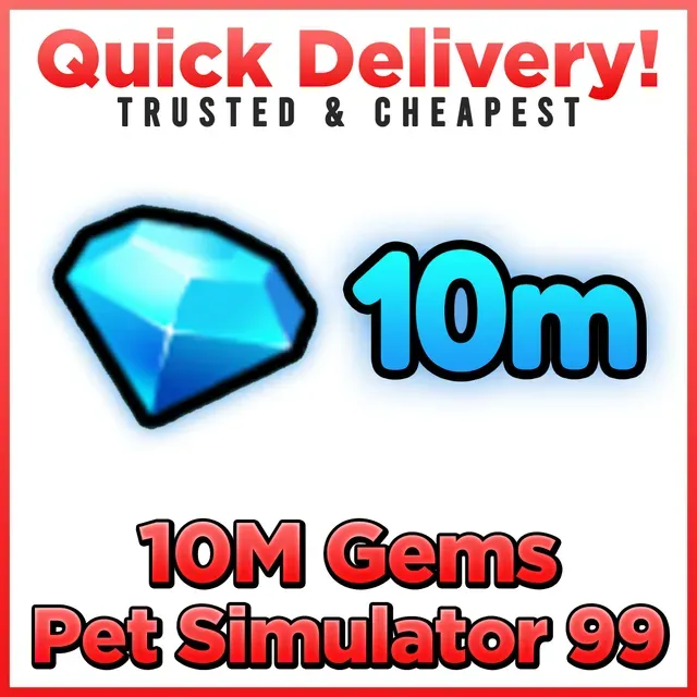 10M GEMS - Roblox Game Items - Gameflip