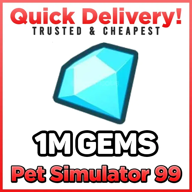 1M GEMS - Roblox Game Items - Gameflip