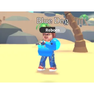 NEON FLY+RIDE blue dog