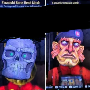 captain & bone head mask