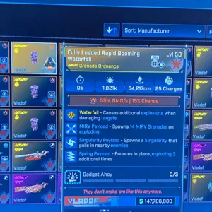 Rapid Booming Waterfall