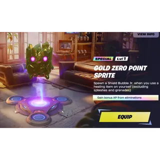 Golden Zero Point Sprite
