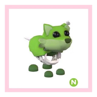 neon zombie wolf