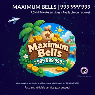 ACNH | Get maximum Bells | ✅ 999'999'999 ✅