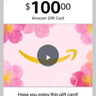 $100.00 USD Amazon