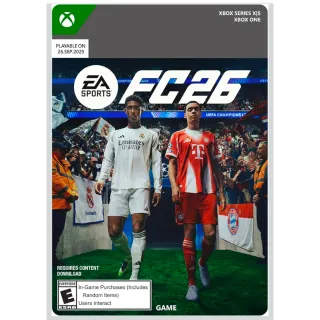 EA SPORTS FC 26: STANDARD EDITION - Xbox [Digital Code]