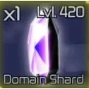 Domain shard jujutsu [infinite need level 300+]