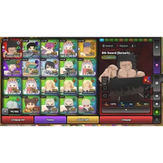 ACCOUNT ID:09 Anime Expeditions acc Clean