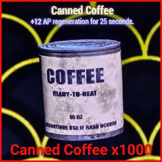 Canned Coffee x1000