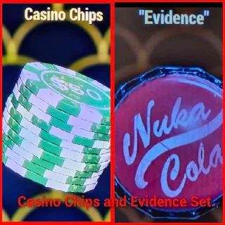 Evidence & Casino Chips Set