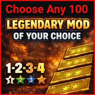 Any 1⭐️2⭐️3⭐️4⭐️ Mod x100