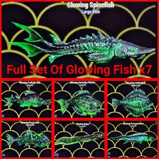 Glowing Fish Set x7