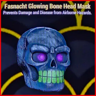 Glowing Bone Head Mask
