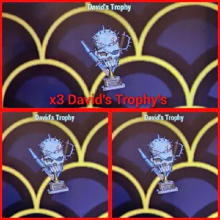 David's Trophy's x3