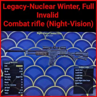 Nuclear Winter Night-Vision Combat Rifle