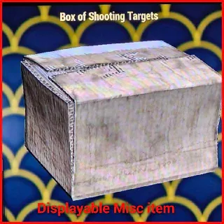 Box Of Shooting Targets