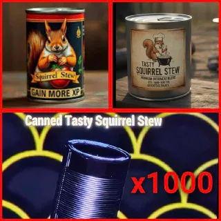 Canned Tasty Squirrel Stew x1000