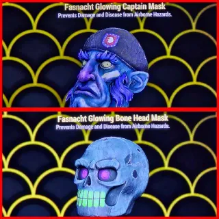 Glowing Captain & Bone Head Set