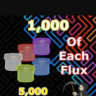 1k Of Each Flux