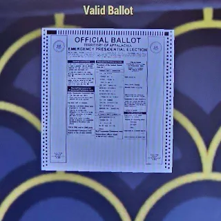 Valid Ballot