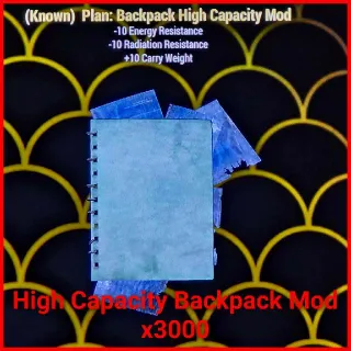 High Capacity Backpack Mod Plans x3000