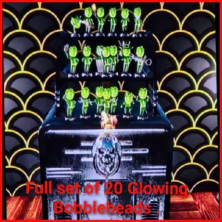 20 Glowing Bobbleheads Set