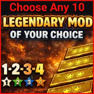 X10 Any Legendary Mod Boxes