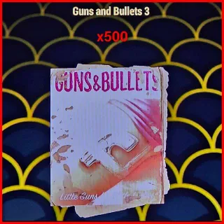 Gun's And Bullets 3 x500