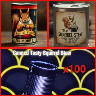 Canned Tasty Squirrel Stew x100