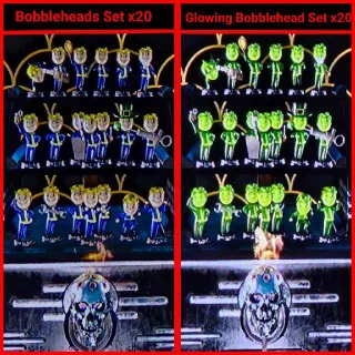 2xFull Sets Bobbleheads