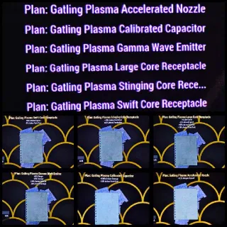 Gatling Plasma Plans X6