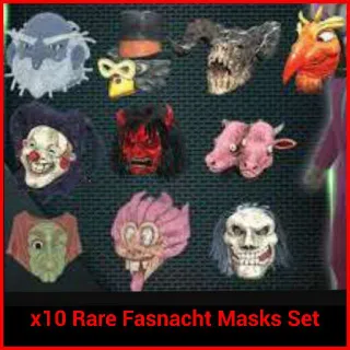 10x Rare Fasnacht Masks