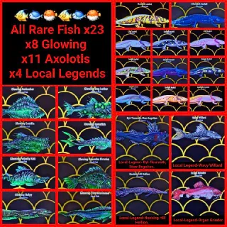 All Rare Fish Set X23