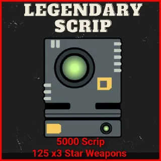 5000 Legendary Scrip