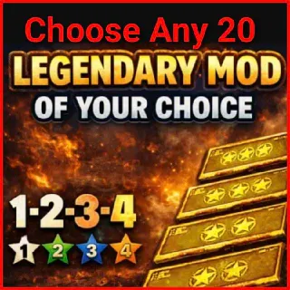 Any 1⭐️2⭐️3⭐️4⭐️ Mod x20
