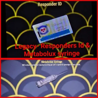 Responders Id & Metabolux Syringe.