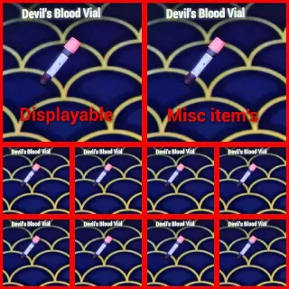 x10 Devil's Blood Vial's