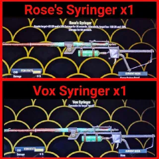 Vox & Rose's Syringers