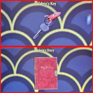 Edwin's Diary And Key Set