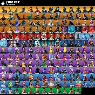 PC / XBOX / PSN | 180 skins | PVE | Travis Scott | OG Paradigm | Grind | Psycho | Ghoul | Midas | Clutch | Take The Elf 