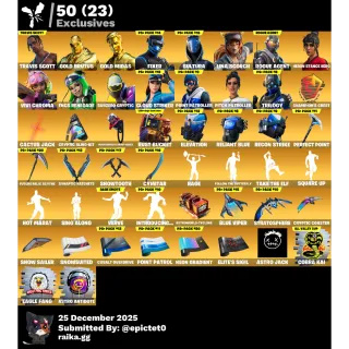 PC |PSN | XBOX 🔮 208 Skins 🔮 Travis Scott 🔮 Rogue Agent 🔮 Point Patroller 🔮 Midas 🔮 Sultura 🔮⚡