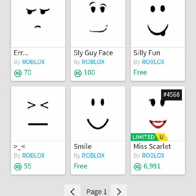 Roblox Account Other Gameflip - roblox faces err