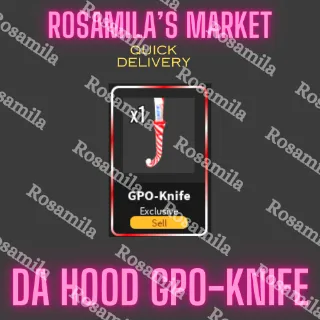 Da Hood GPO knife skin