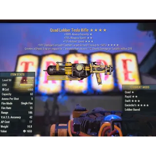 Tesla Lobber Xbox 4-Star Quad 2515r encircler