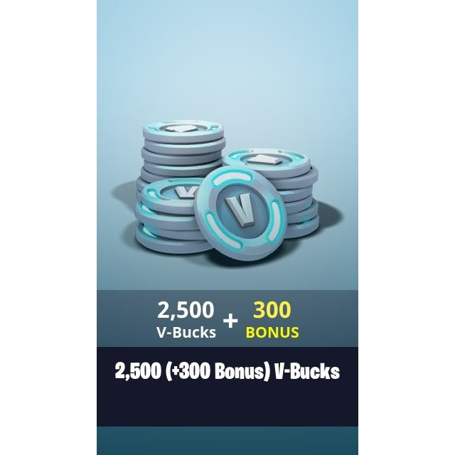 fortnite 2500 300 v bucks for pc - fortnite 2 500 v bucks