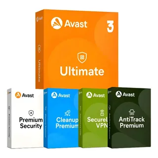 Avast Ultimate Antivirus+VPN+CleanUp+AntiTrack 1Pc+1Mobile 1 Year Global