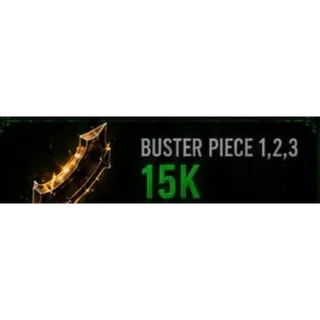 BUSTER PIECE 1,2,3 - BROKEN BLADE