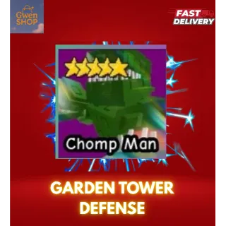 CHOMP MAN GARDEN TOWER DEFENSE