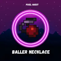 BALLER NECKLACE - PIXEL QUEST
