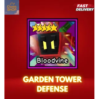 BLOODVINE GARDEN TOWER DEFENSE